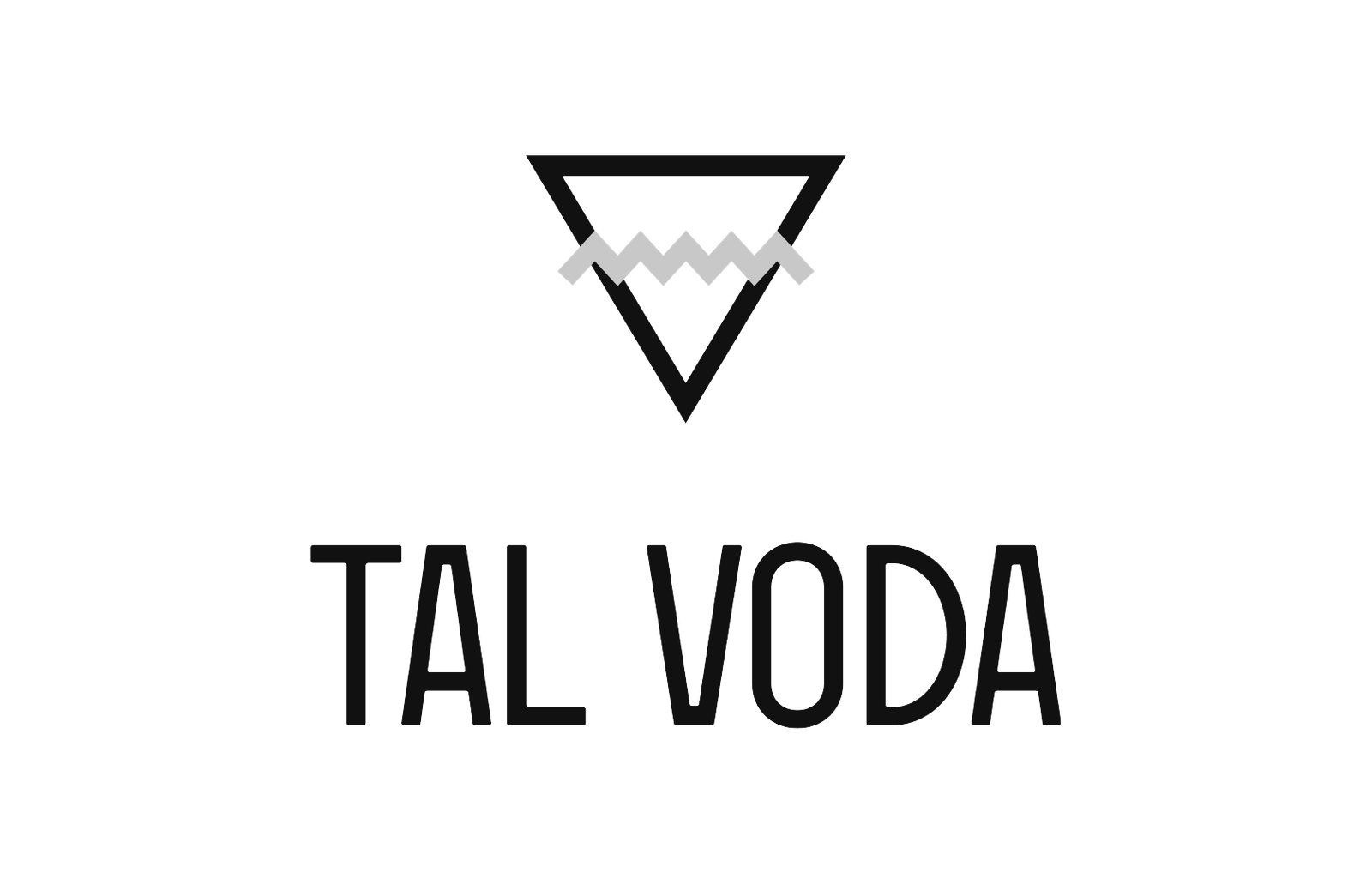 Das Logo von Tal Voda in einem eleganten Design.